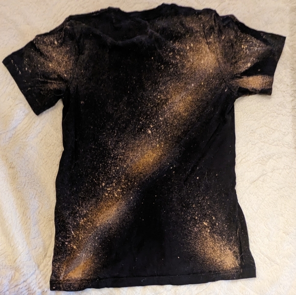 Women's bleach tye dye t-shirt - Picture 2 of 4